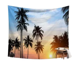 Модные морские пляжные кокосовые гобелены индийская Мандала настенные гобелены богемные цыганские психоделические тапиц колдовские одеяла