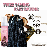 Mousse coiffante hydratante OEM/ODM pour tresses, torsades et locks – Fixation extra forte, sans résidus