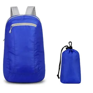 Wholesale Polyester Foldable Lightweight Backpack Waterproof Custom Logo Sports Backpack Manufacturer