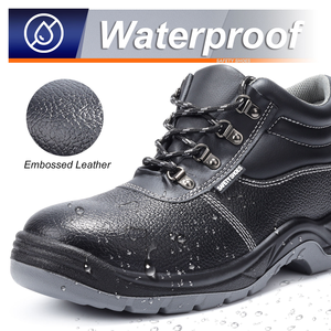 Chaussures de <span class=keywords><strong>travail</strong></span> de sécurité pour hommes noirs étanche Anti-crevaison Anti-impact protection industrielle en acier orteil pour Construction/exploitation minière - Product Image 4