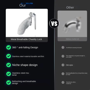 優れたBDSM鳥かごデザインの男性用貞操帯、大人向けフェチ玩具 - Product Image 2