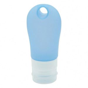 Bouteilles de voyage portables réutilisables en silicone, contenants souples à presser pour lotion, rangement élégant et étanche pour articles de toilette - Product Image 5