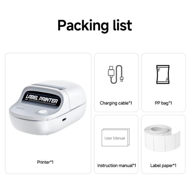 Wholesale C9 Yesido SP10 Portable Thermal Label Printer Rechargeable Barcode Label Maker