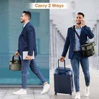 Sac à lunch isotherme Oxford portable avec bandoulière pour le travail, l'école et les pique-niques