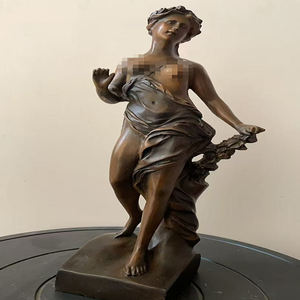 Sculpture de la déesse de la chasse en gros, statue d'<span class=keywords><strong>Artemis</strong></span> Diana en fonte, finition verdigris pour <span class=keywords><strong>hôtel</strong></span>, musée, jardin - Product Image 1