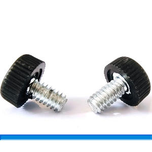 M3 M4 M5 Metric Carbon Thép Tùy Chỉnh Núm Vít Có Thể Điều Chỉnh Đầu Nhựa Có Knurled Vòng Ngón Tay Cái Vít 0.01Mm Dung Sai - Product Image 4