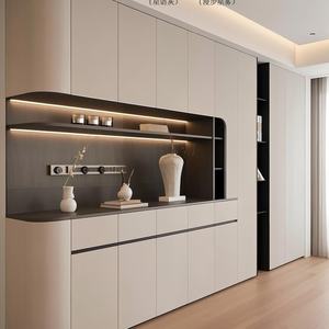 Meuble d'appoint et table basse de salon en bois massif, style simple, moderne et minimaliste, avec design de plateau en pierre de luxe léger, fabriqué en Chine - Product Image 1