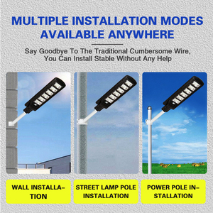 <span class=keywords><strong>Lampadaire</strong></span> <span class=keywords><strong>Solaire</strong></span> Intégré Tout-en-un Bangting pour Extérieur, Puissances 50W, 100W, 150W, 200W, 250W, 300W – Vente Directe Usine - Product Image 6