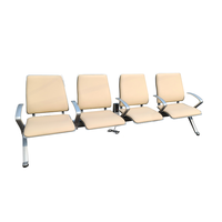 Chaise d'attente publique 4 places, chaise d'aéroport, chaise de liaison aéroportuaire, chaise d'attente bancaire pour terminal aéroportuaire