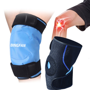 Thermal Knee Ice Wrap Support Custom Instant Reusable Hot and Cold Gel Ice Packs Bag for Sports Injury
