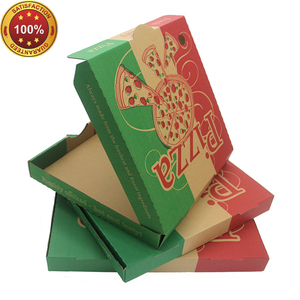 Mass Customization Pizza box 10 12 14 18 24 Inch High Quality Corrugated Carton Pizza Packaging Box With Your Own Logo
