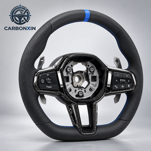 Volante Deportivo Personalizado para A90 Supra Mk5 para 330i/G30/540i/G20/G80/M3/X5/G05/G42/G01/X3/M2/G87/G26 - 3 Radios, Agarre de 35 mm - Product Image 4