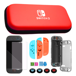 Factory Custom Kits <strong>for</strong> Nintendo Switch 2 Console Bag&amp;<strong>Cases</strong> With Crystal <strong>Case</strong> Silicone Thumb Stick Cover Screen Protector Sets - Product Image 4