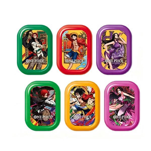 Coffret de cartes à collectionner One Piece exclusif Asie, <span class=keywords><strong>mini</strong></span>-boîte métallique Vol.3, anime Luffy Shanks <span class=keywords><strong>Boa</strong></span> <span class=keywords><strong>Hancock</strong></span> TCG, boîte de rangement en métal - Product Image 1