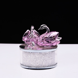 Décorations de voiture en cristal de cygne rose, ornement en cristal moderne, décoration intérieure de luxe pour voiture, cadeau pour voiture - Product Image 3