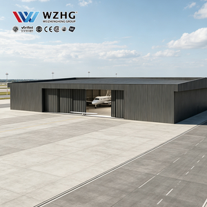 Hangar d'avion préfabriqué en acier pour l'entretien et les applications de service - Product Image 1