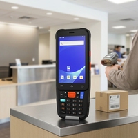 Terminal portable robuste Android 15 avec lecteur NFC RFID, collecteur de données, écran tactile 4 pouces et scanner 2D