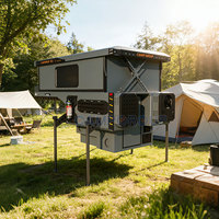 CAMPTRL Caravane de voyage personnalisée, camping-car, remorque de camping, camping-car pour camion, caravane australienne pour pick-up avec fonction pliable