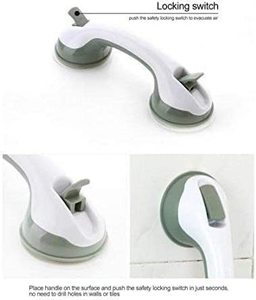 <strong>Suction</strong> <strong>Grab</strong> Bar Shower Handle Bathroom Balance Bar Grip Bath Safety Wall Hand <strong>Rail</strong> Support - Product Image 5