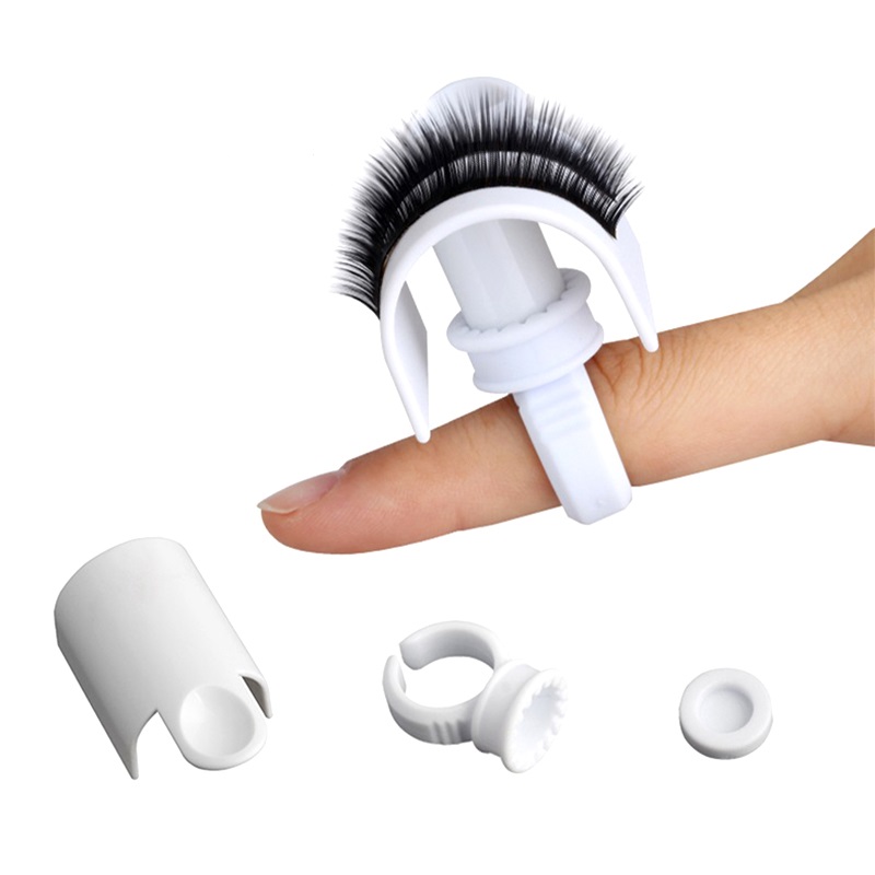 Plastic Lash Pallent U Band Eyelash Holder Glue Rings