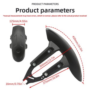 High Strength ABS Street Runner Motorcycle <strong>Fender</strong> High Performance Mudguard For Street Riding - Product Image 2
