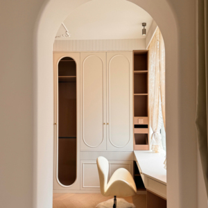 Fabricante personalizado de lujo armarios muebles de dormitorio de madera hogar dormitorio armario combinación armario - Product Image 1