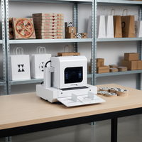 Impresora de Inyección de Tinta Digital DZ-400 de Una Sola Pasada con Tinta a Base de Agua para Impresión de Logotipos en Bolsas de Papel, Cajas de Papel, Cajas de Pizza, Servilletas