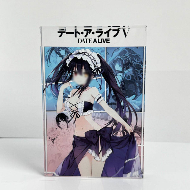 Customizable pattern acrylic tiles, anime 2D fan merchandise desk decorations, wall signs