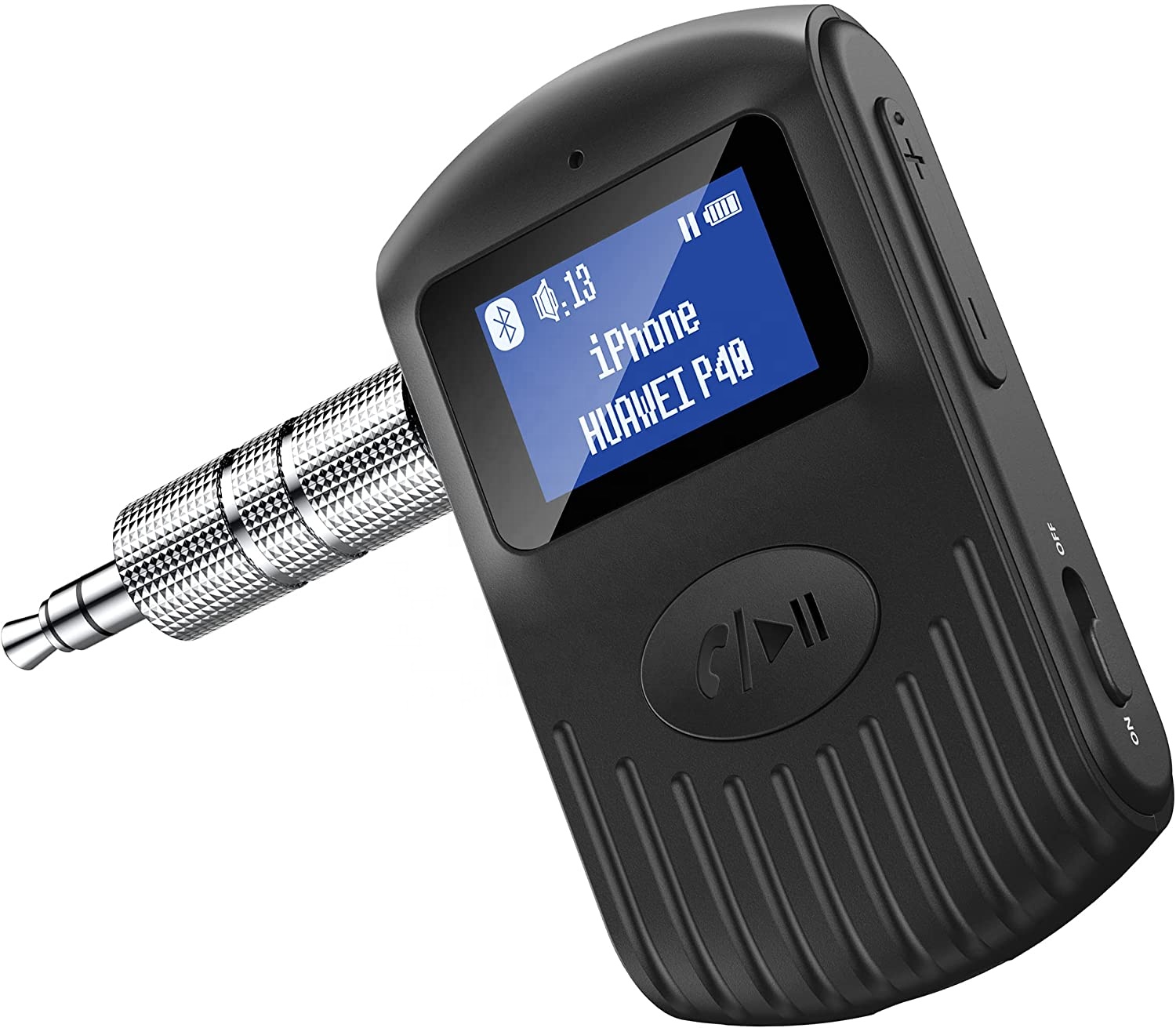 AGETUNR Новый Популярный J25 поток музыки AUX порт с микрофоном 2 link Универсальный 3,5 мм разъем адаптер bluetooth 5,0 аудио приемник ЖК-дисплей