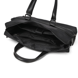 Sac à main pour homme d'affaires, sac à bandoulière, sac de bureau personnalisé, sac fourre-tout en cuir véritable, imperméable, avec logo, sac pour ordinateur portable. - Product Image 6