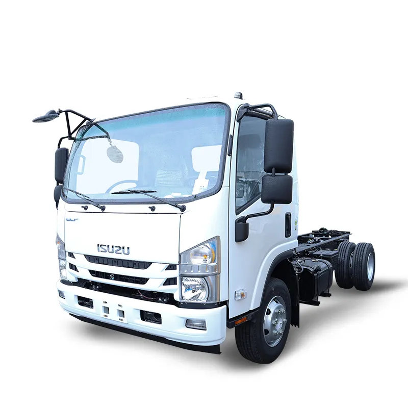 ISUZU npr 6 tấn 190hp Cab Chassis xe tải chở hàng thương hiệu mới 150HP động cơ diesel tàu chở hàng nhỏ 250 tấn Hướng dẫn sử dụng tùy chọn kích thước 4 - 6L