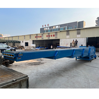Cinta Transportadora Telescópica LIANXIN, Banda de PVK de 3.0 mm, Construcción de Acero al Manganeso, Velocidad de 10-60 m/min, 1.5 Años de Garantía para el Material