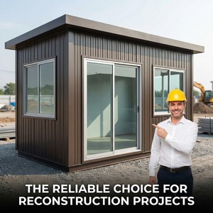 <span class=keywords><strong>Maison</strong></span> conteneur à montage rapide, bâtiment préfabriqué pliable pour abri d'urgence et bureau temporaire - Product Image 3