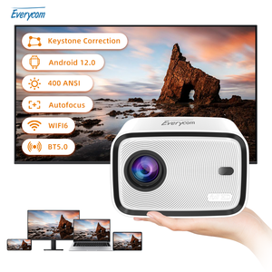 4k <span class=keywords><strong>Mini</strong></span> Android Máy chiếu di động H5 Pro Máy chiếu HD 4K 1080p Rạp hát tại nhà TV Android proyector 4K Video projecteur máy chiếu - Product Image 1