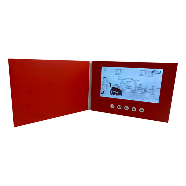 Diy Paper Craft Video Card Brochure 7 Inch Lcd Monitor Screen Display Brochure Video