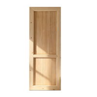 Porte en bois massif de pin noueux naturel, porte en bois brut pour la décoration de chalet ou de maison de campagne