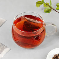 Bolsitas de Té de Hibisco Vibrante, 90g, 60 Sobres, Sin Cafeína, Infusión Ácida para Bebidas Calientes y Heladas
