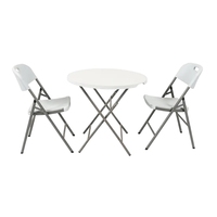 Table de cocktail pliante au design moderne, chaise haute en plastique pour événements extérieurs, boîtes de nuit, bars, caves à vin