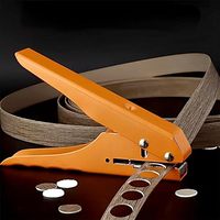 Pince à poinçonner les bords des cartes en PVC tout fer Poinçon 8mm 10mm 12mm 15mm Vis écologique à biseau plat.