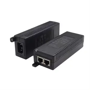 Gigabit Injector Passieve Poe Switch High Power Plastic Adapter Voor Camera Aangepaste 1000Mbps 48V 52V + 0.5a-1.5a Poe Adapter