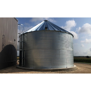 Réservoirs <span class=keywords><strong>d</strong></span>'aquaculture ronds avec revêtement en PVC de qualité alimentaire, réservoir <span class=keywords><strong>d</strong></span>'<span class=keywords><strong>eau</strong></span> en acier ondulé, fondation en poutre de béton, durée de vie de 10 ans - Product Image 1