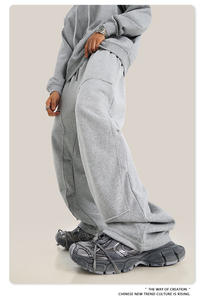 กางเกงวอร์มผู้ชาย K2422 รุ่นสปริง 2025 เอวกลาง ทรงหลวม สไตล์ลำลอง ผ้าฝ้ายผสมขนแกะ ซักแล้ว ทรงตรง สำหรับเล่นกีฬา - Product Image 2