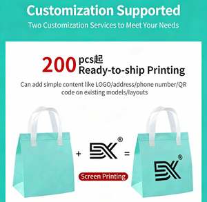 Sac à lunch isotherme écologique |   Sac isotherme réutilisable en aluminium non tissé, imperméable et pliable pour la plage et les pique-niques - Product Image 4