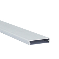 Profilé en aluminium LED avec diffuseur, embouts et clips pour bande LED 20*04 mm