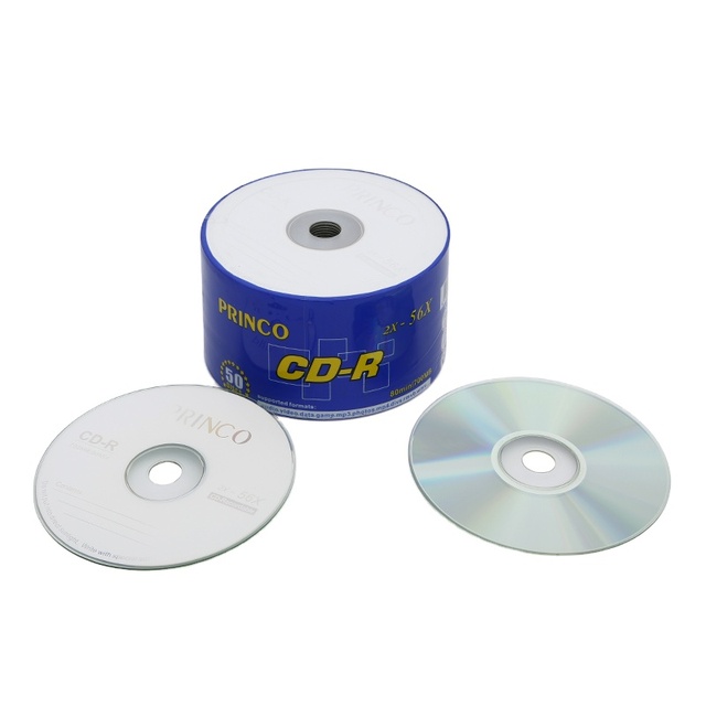 Manufacturer Direct PRINCO CD-R Blank Disc 700MB Capacity for Recording High Quality DVD-VHS Accessories