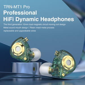 Audífonos Intrauditivos Dinámicos TRN MT1 <span class=keywords><strong>Pro</strong></span> Hi-Fi 1DD, Audífonos de Monitoreo de Metal con Bajos HIFI para Deportes, para KZ EDX TA1 <span class=keywords><strong>B</strong></span> - Product Image 2