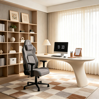 Chaise de jeu pour ordinateur personnalisée, inclinable, pivotante, style exécutif, avec support lombaire escamotable