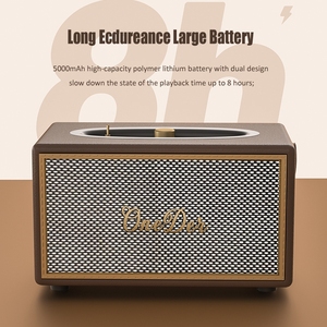 <span class=keywords><strong>Oneder</strong></span> D6ลำโพง30W เสียงเบสแน่น, ระบบไฮไฟไร้สายกลางแจ้งซาวด์บาร์ไม้วูฟเฟอร์คอมพิวเตอร์โฮมเธียเตอร์ออดิโอ - Product Image 4