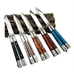 Pisau Latihan Lipat Portabel untuk Trik Butterfly Flip CSGO Outdoor Lintas Batas, Tidak Tajam - Product Image 1