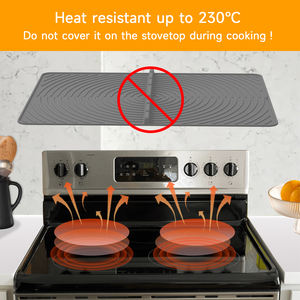 Couvercle supérieur réutilisable en silicone 28 "X 20" Couvercle de protection supérieur <span class=keywords><strong>lavable</strong></span> et résistant à la chaleur pour cuisinière électrique - Product Image 4